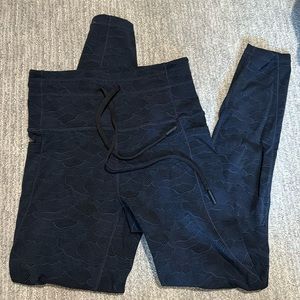 ZYIA light n tight leggings navy/black print